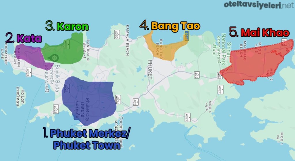Phuket'te nerede kalınır