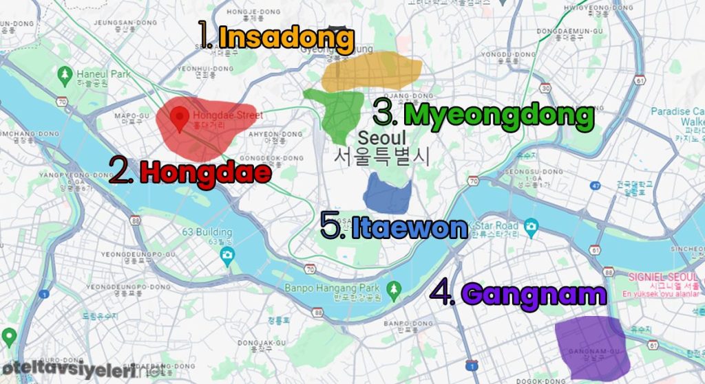 Seul'de nerede kalınır