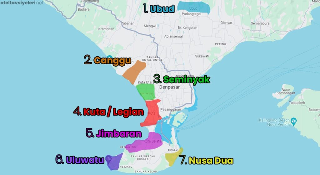 Bali'de nerede kalınır