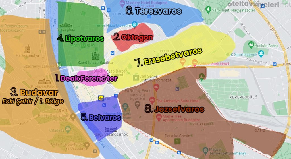 Budapeşte'de nerede kalınır