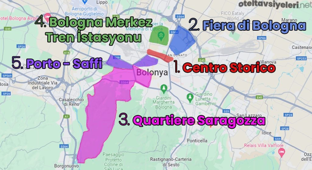 Bologna'da nerede kalınır