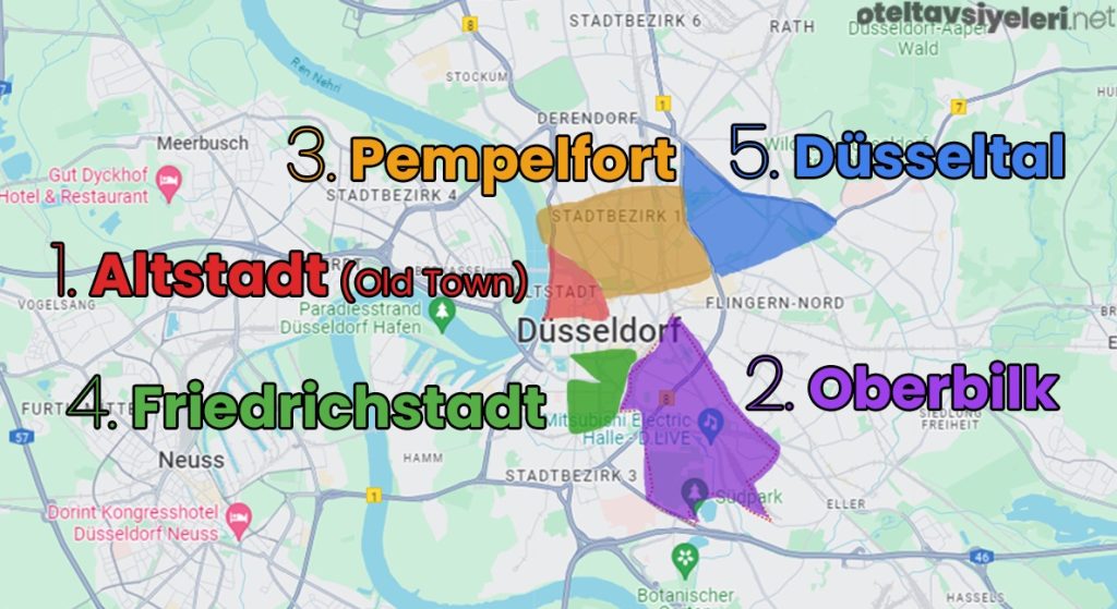 Düsseldorf'ta nerede kalınır