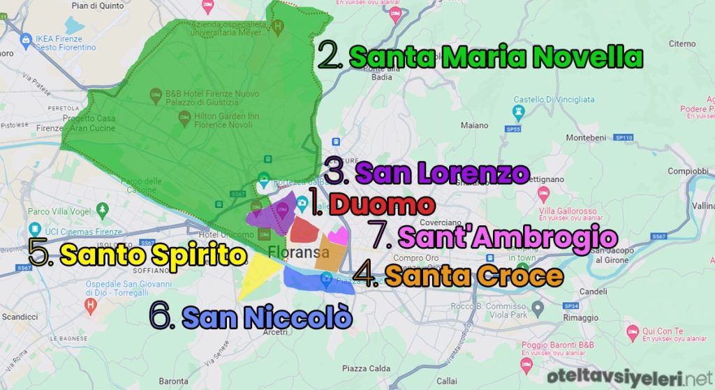 Floransa'da nerede kalınır