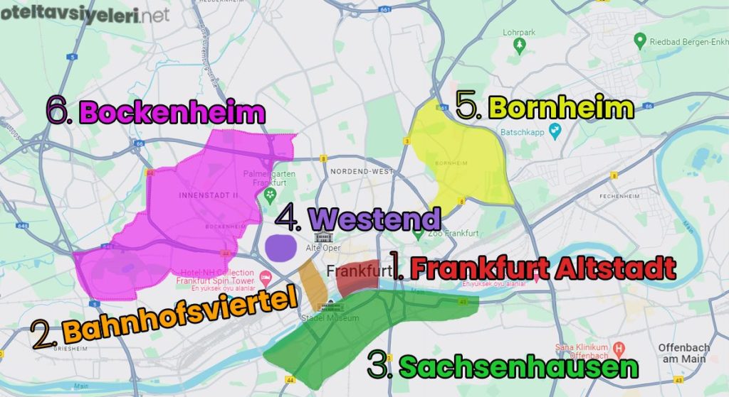 Frankfurt'ta nerede kalınır