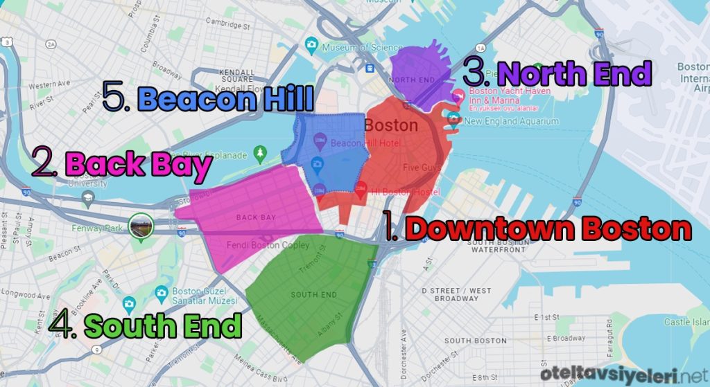Boston'da nerede kalınır