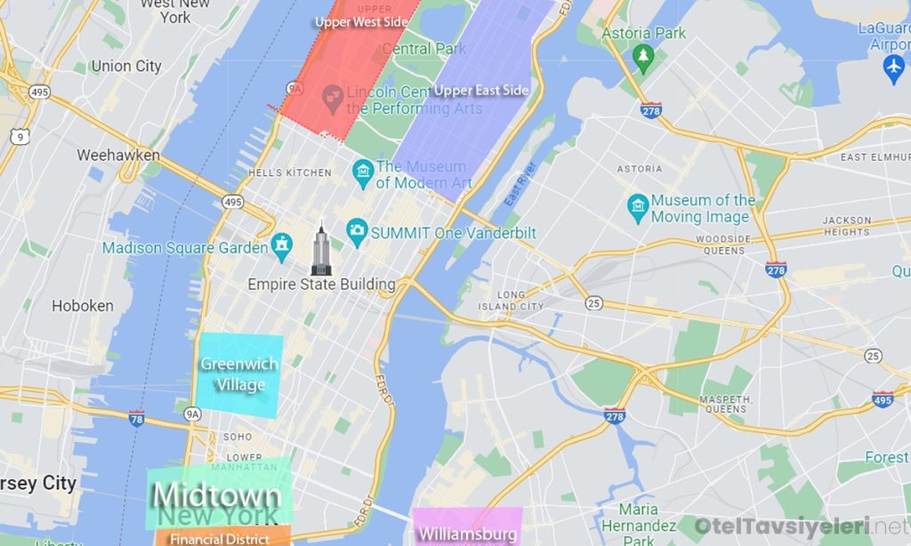 New York'ta nerede kalınır