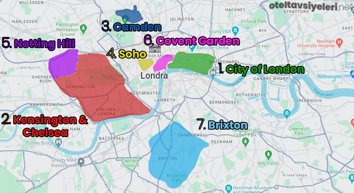 Londra'da nerede kalınır