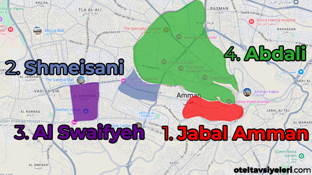 Amman’da Nerede Kalınır