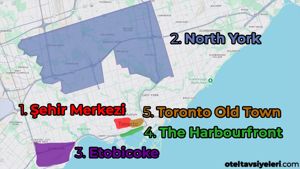 Toronto'da nerede kalınır