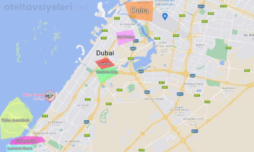 Dubai'de nerede kalınır