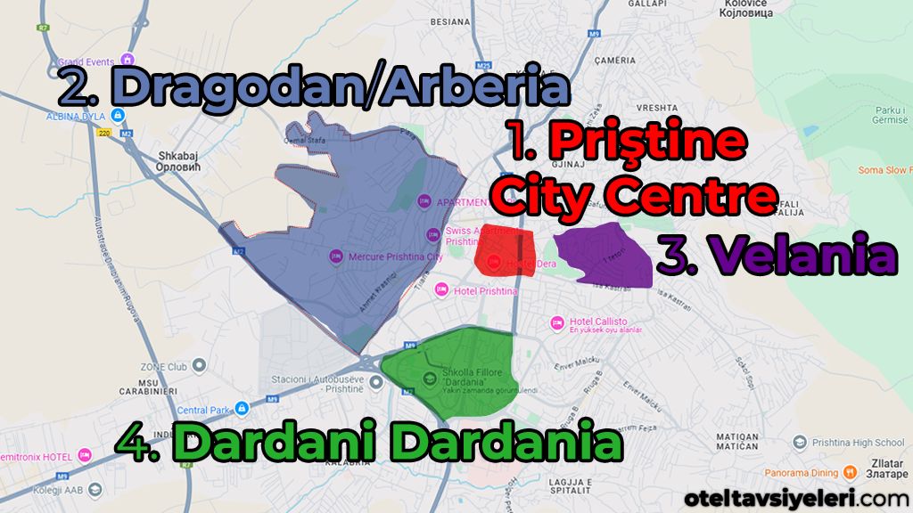 Priştine'de Nerede Kalınır
