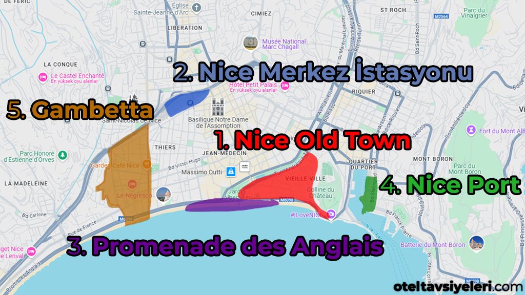 Nice'de nerede kalınır
