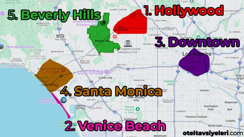 Los Angeles'ta Nerede Kalınır