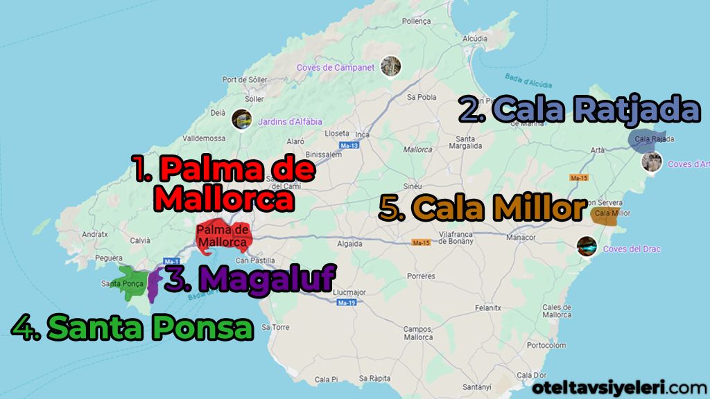 Mallorca'da Nerede Kalınır