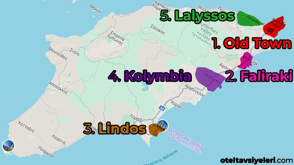 Rodos'ta Nerede Kalınır