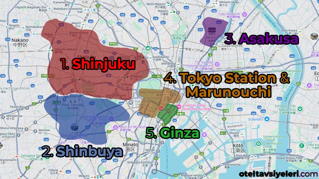 Tokyo'da Nerede Kalınır