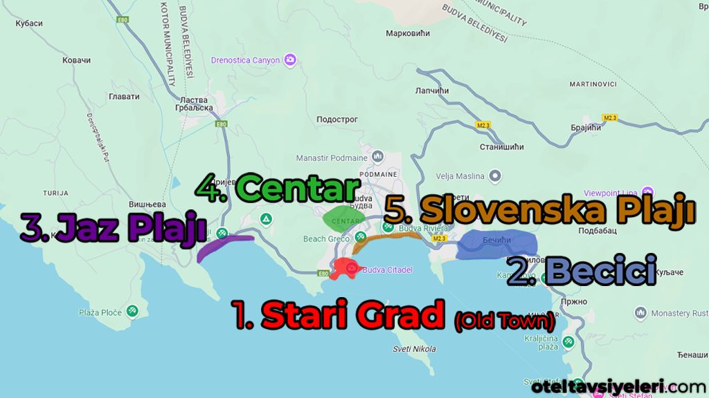 Budva'da Nerede Kalınır