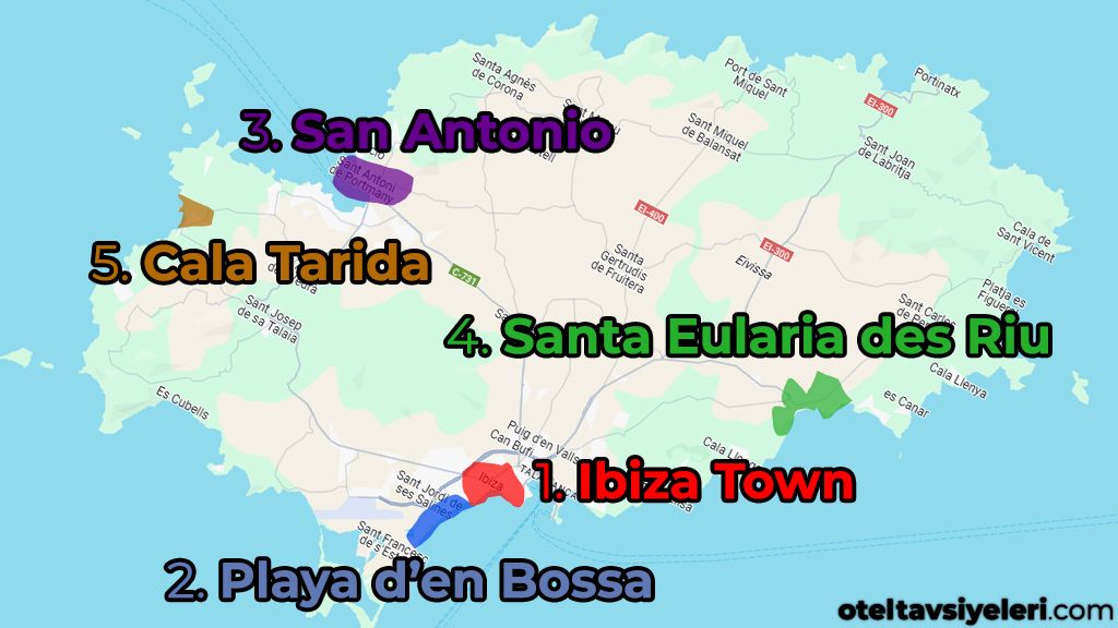 ibiza'da nerede kalınır