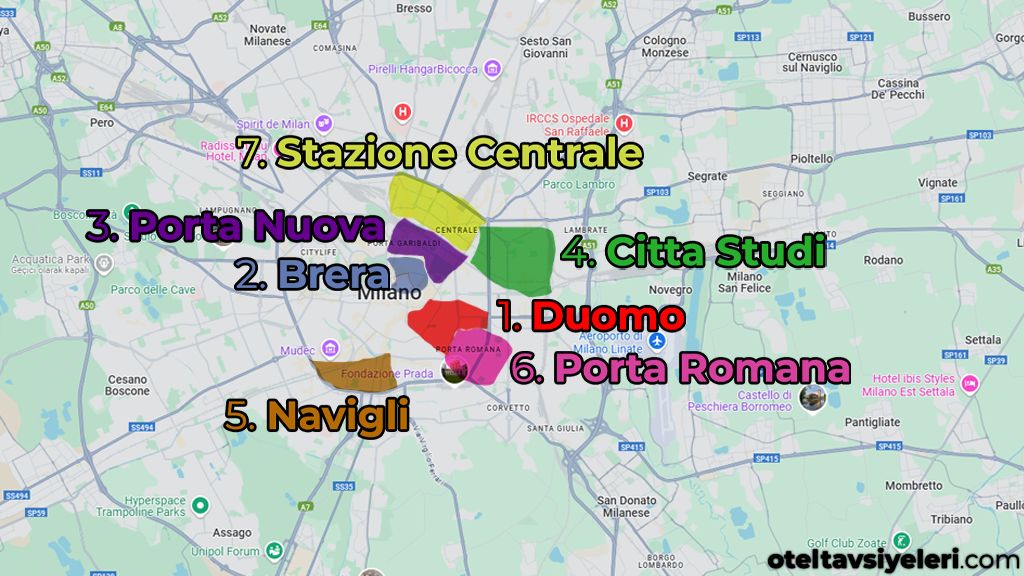Milano'da nerede kalınır