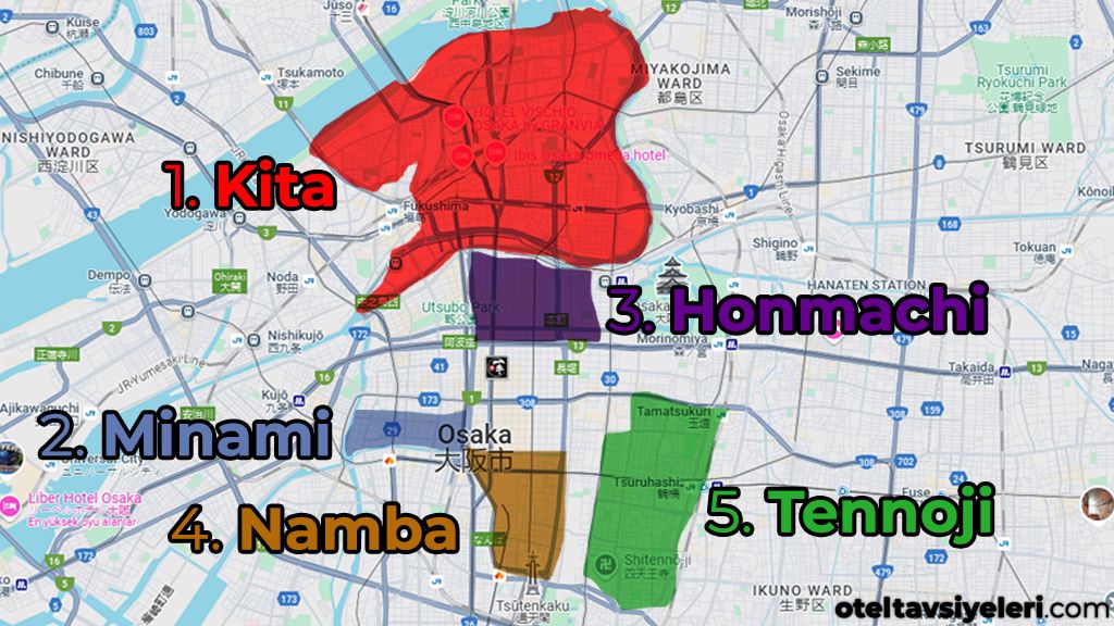 Osaka'da Nerede Kalınır
