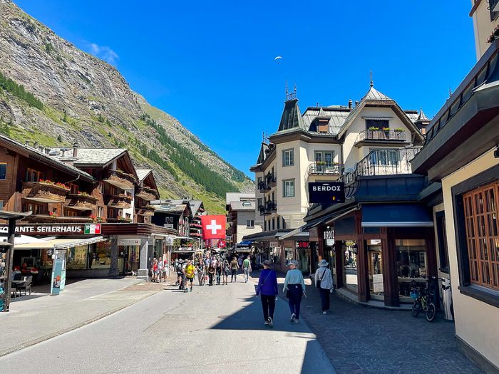 Zermatt Şehir Merkezi