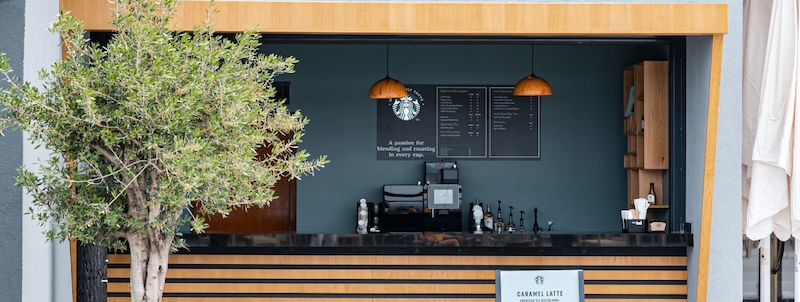 La Blanche Island Bodrum Starbucks