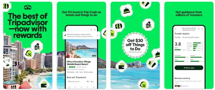 TripAdvisor uygulaması